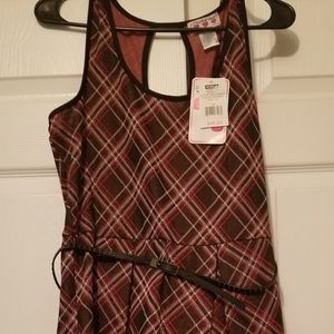 Knee Length Plaid Dress
